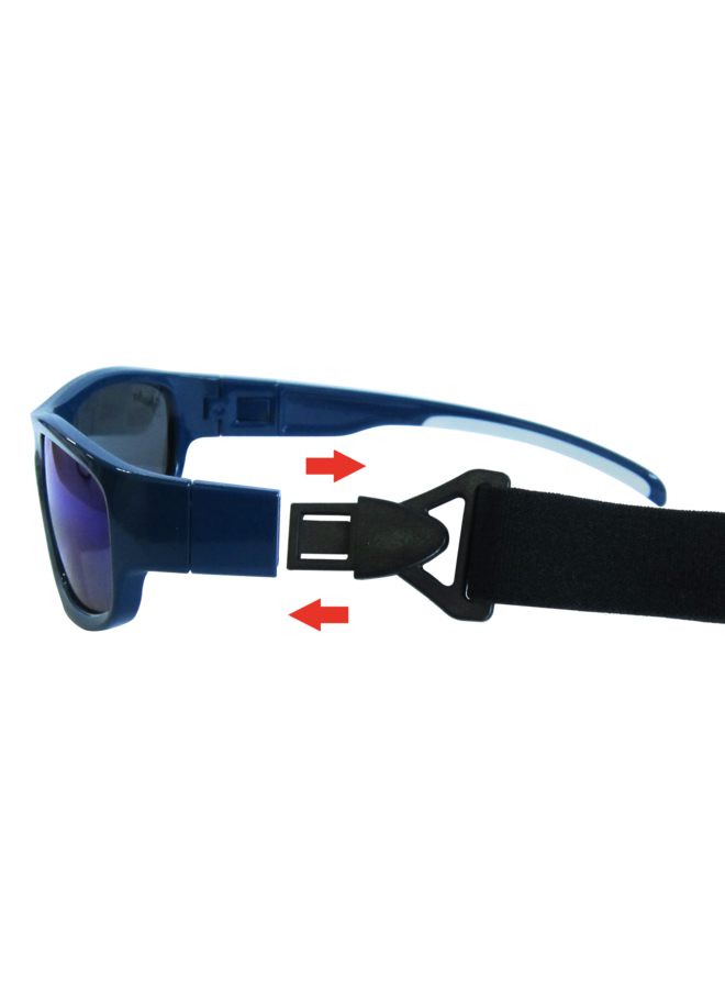 SHADEZ Sport Sonnenbrille Designer Blau