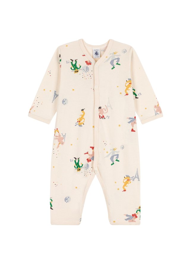 Petit Bateau Overall Allover Fantasy Print