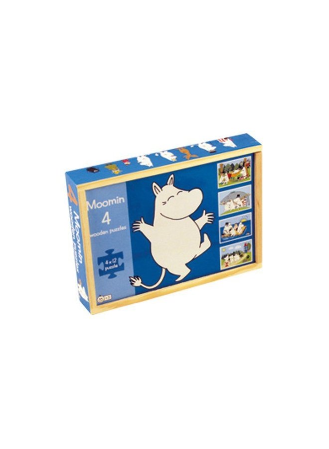 Barbo Toys Moomin - 4 wooden puzzles Holzpuzzles