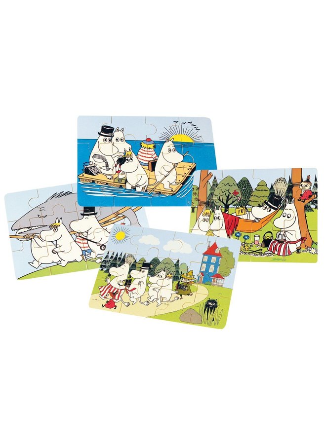 Barbo Toys Moomin - 4 wooden puzzles Holzpuzzles