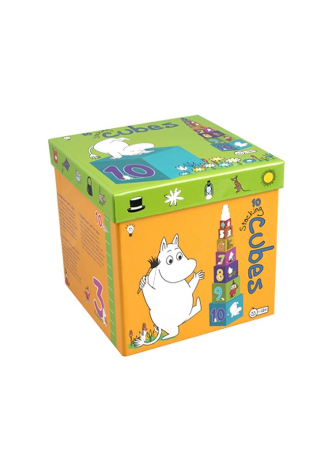 Barbo Toys Moomin Stapelset mit 10 Stapelwürfel