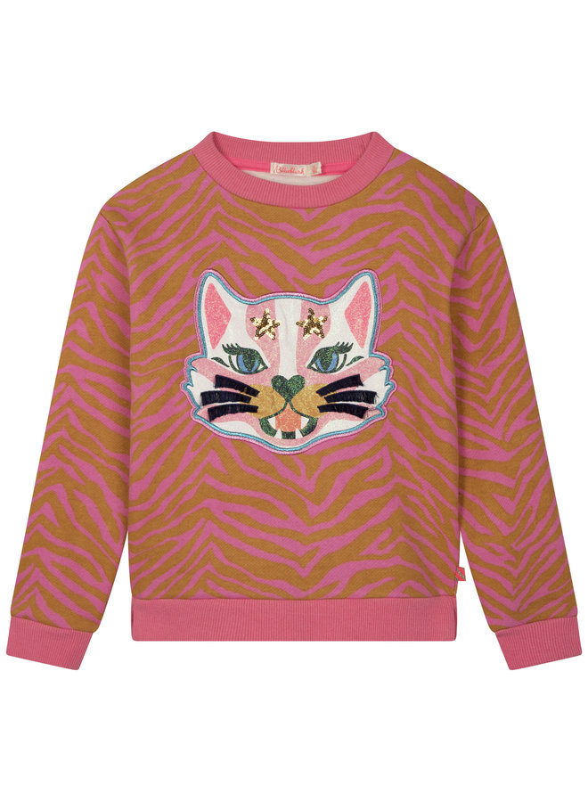 Billieblush Sweatshirt Tiger pink