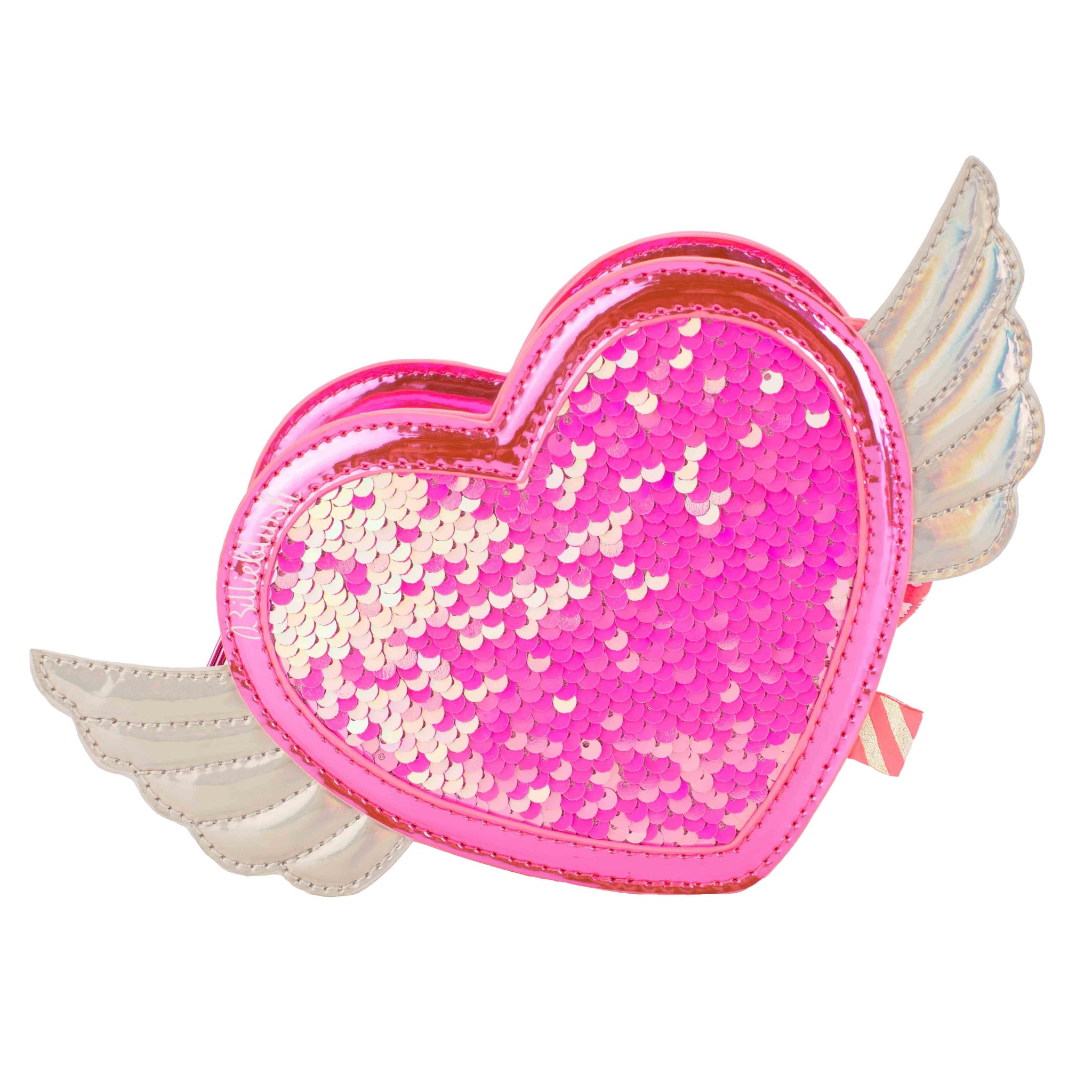 Billieblush Tasche Herz mit Flügeln und Pailetten pink - Coolkids-Store