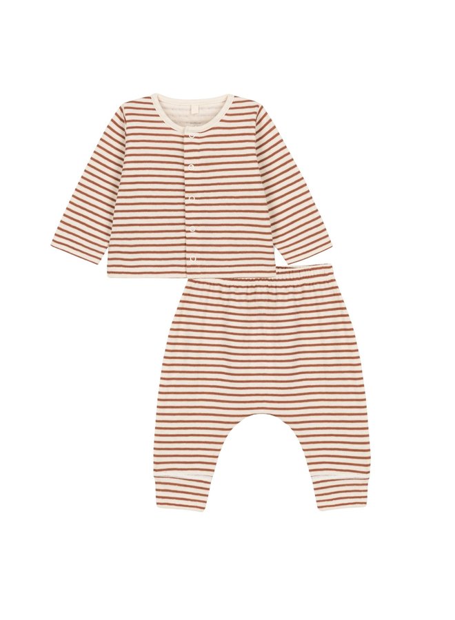 Petit Bateau 2-teiliges Baby-Set aus einer Jacke und einer Hose