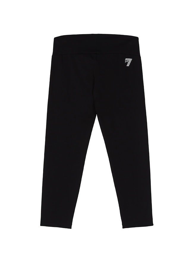 EA7 Emporio Armani Shiny Kinder Leggings mit Logo Details