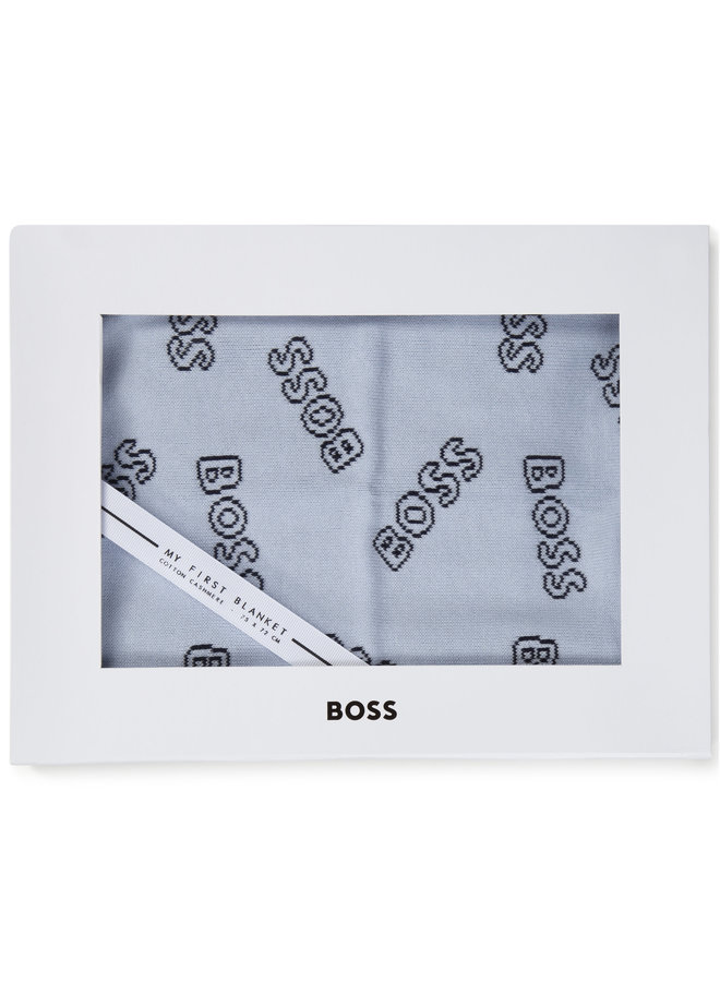 HUGO BOSS Baby edle Strickdecke "My First Blanket" rosa