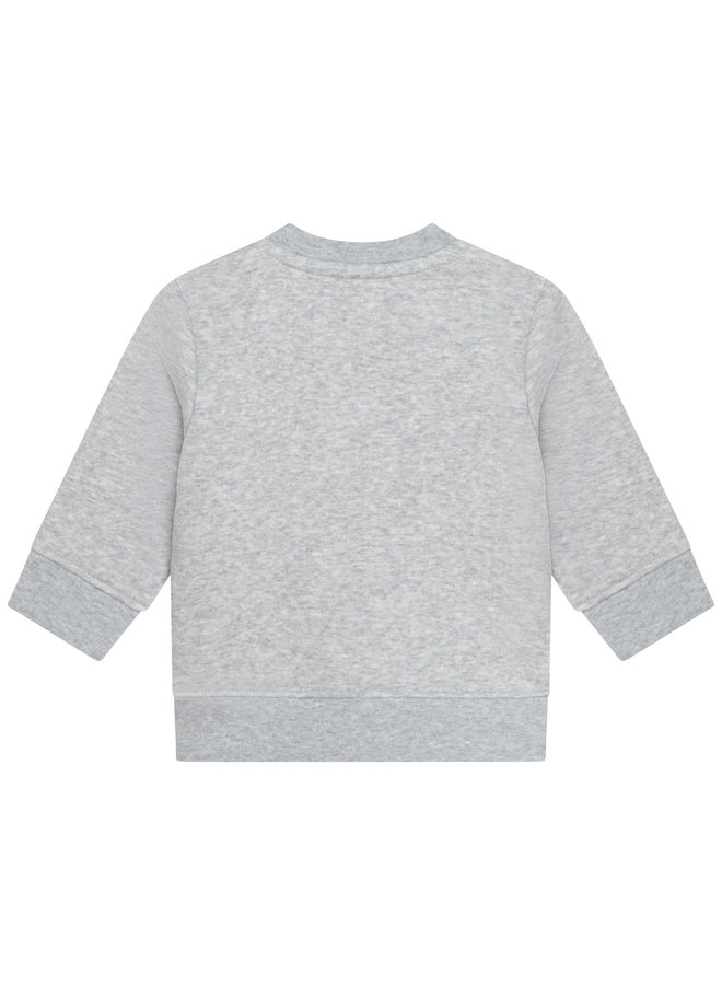 HUGO BOSS Baby Sweatshirt grau mit Logo