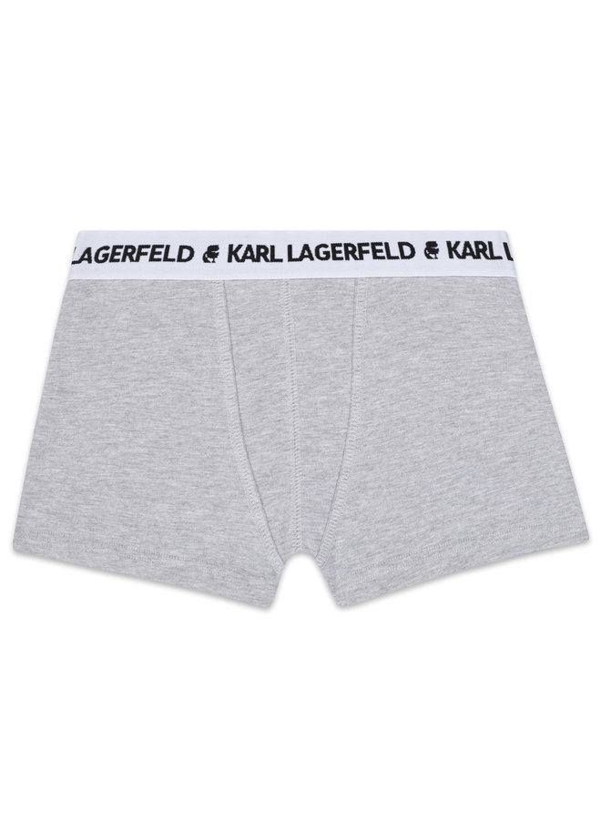 Karl Lagerfeld Boxer Shorts Set 2er Pack Kids mit Logo