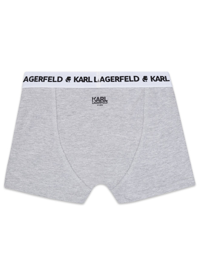 Karl Lagerfeld Boxer Shorts Set 2er Pack Kids mit Logo