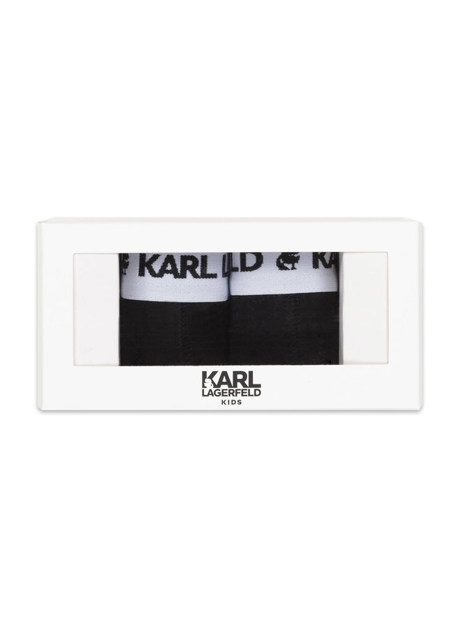 Karl Lagerfeld Boxer Shorts Set 2er Pack Kids mit Logo