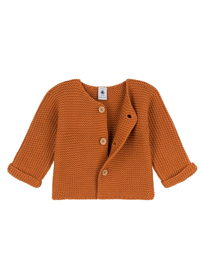 Petit Bateau Cardigan braun