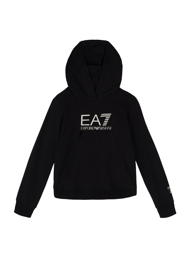 EA7 Emporio Armani Hoodie Shiny Girl mit Logo