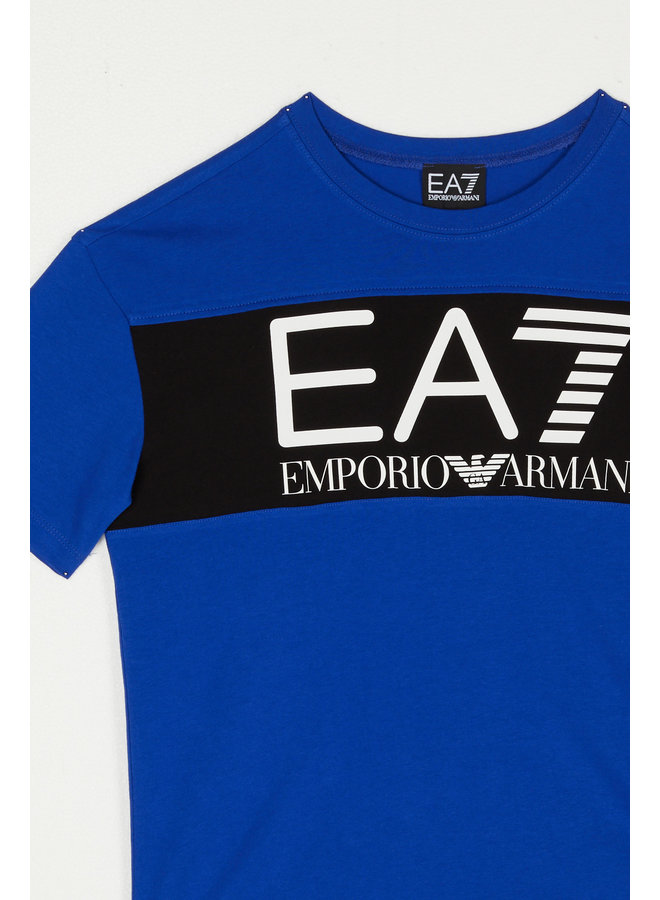 EA7 Emporio Armani T-Shirt blau Series Adler Logo