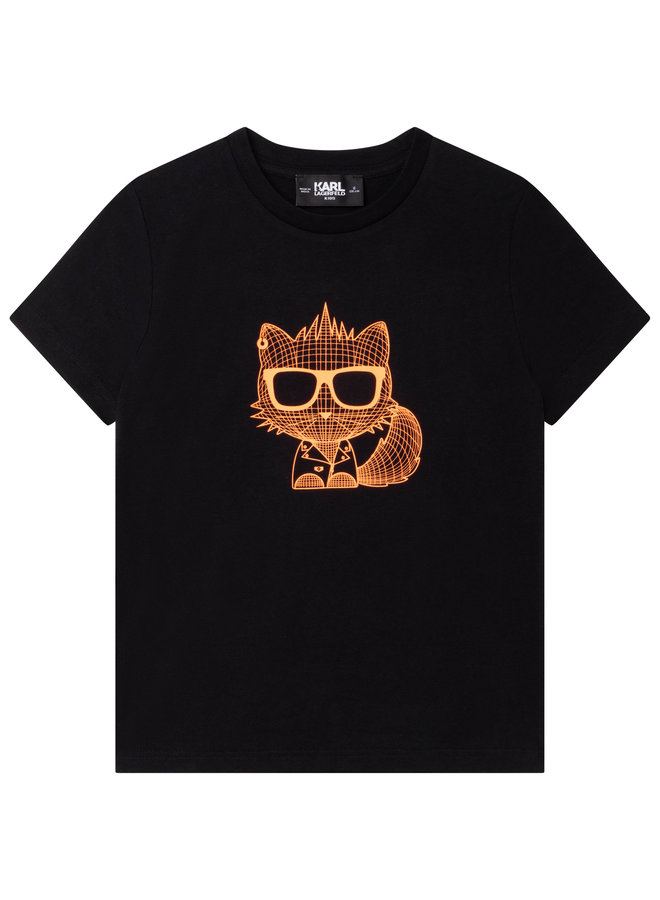 Karl Lagerfeld KIDS T-Shirt schwarz Katze Choupette