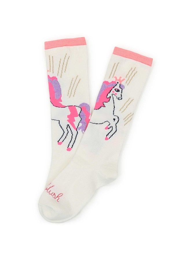 Billieblush Socken Einhorn weiß