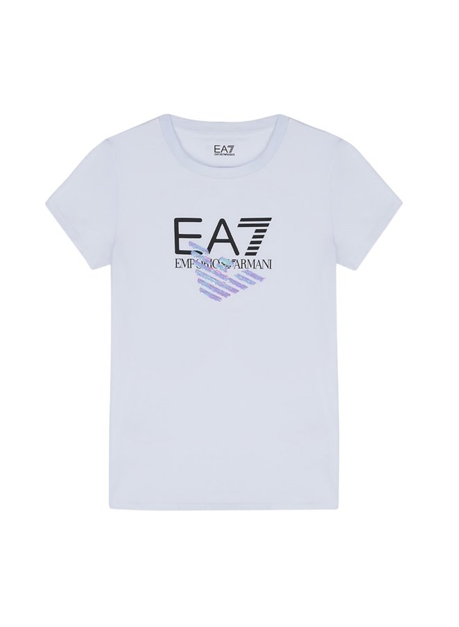 EA7 Emporio Armani T-Shirt weiß Logo