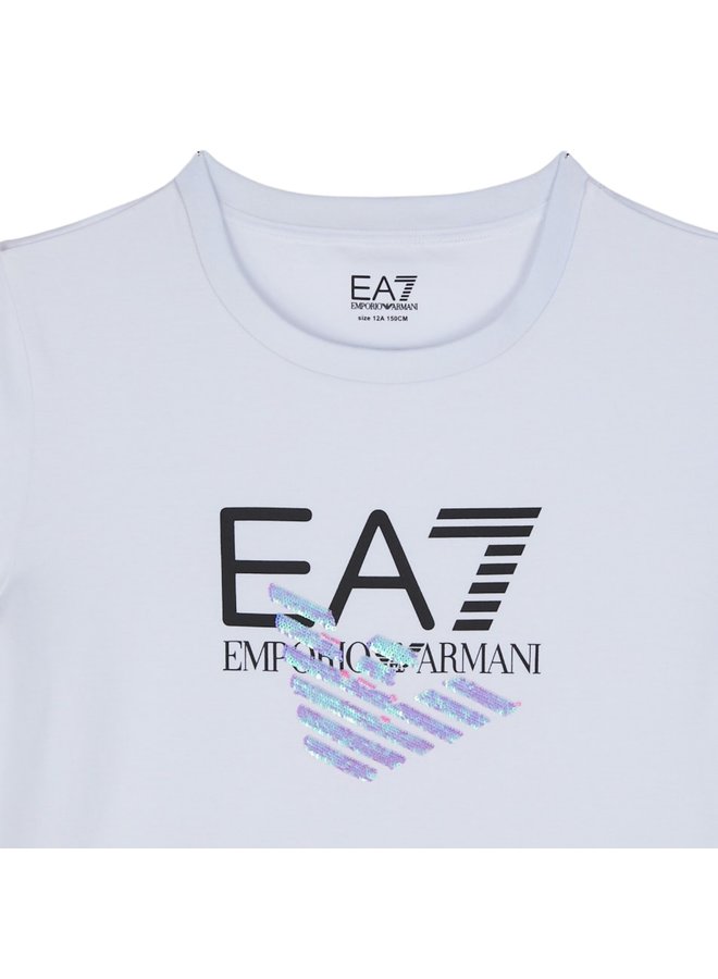 EA7 Emporio Armani T-Shirt weiß mit Logo