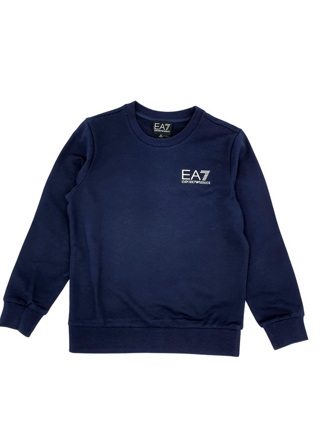 EA7 Emporio Armani Sweatshirt marine mit Logo