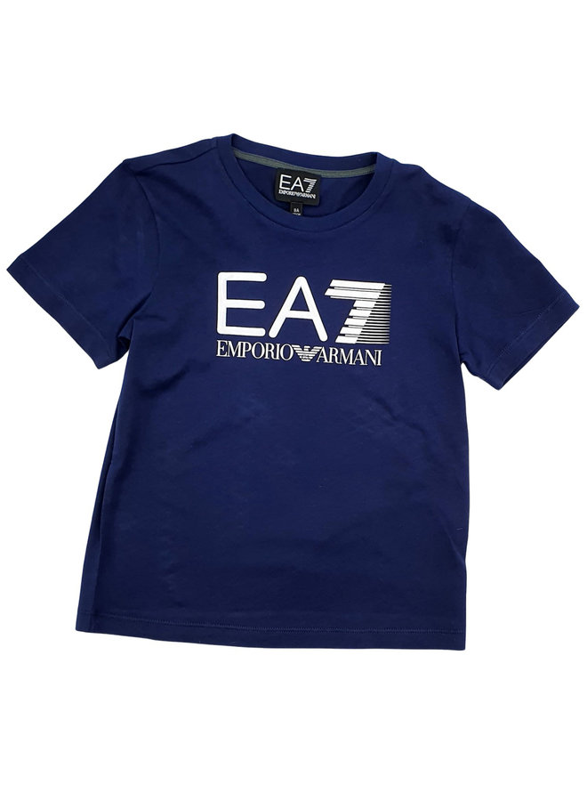 EA7 Emporio Armani T-Shirt blau Logo