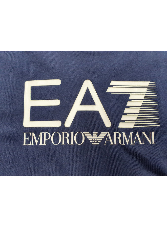 EA7 Emporio Armani T-Shirt blau mit Logo