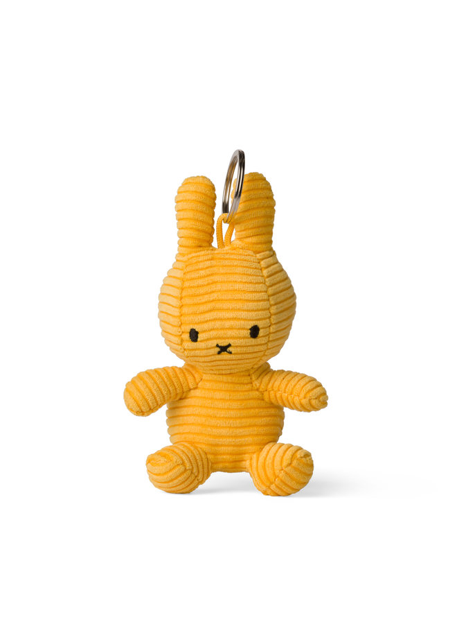 Miffy aus Cord Schlüsselanhänger gelb 10cm