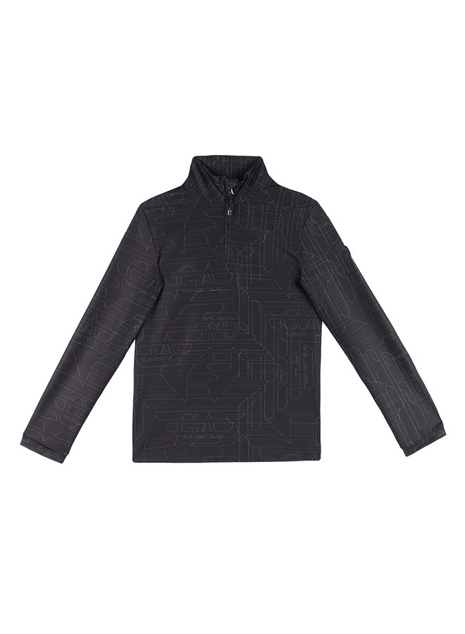 EA7 Emporio Armani Langarmshirt Skirolli schwarz