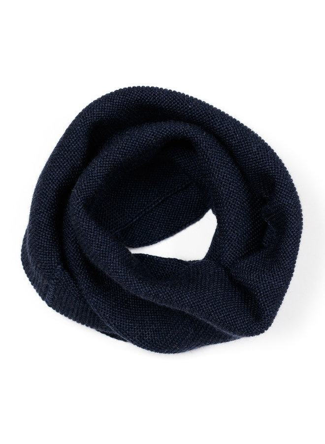 Huttelihut Loop Schal Tupie navy blau Snood