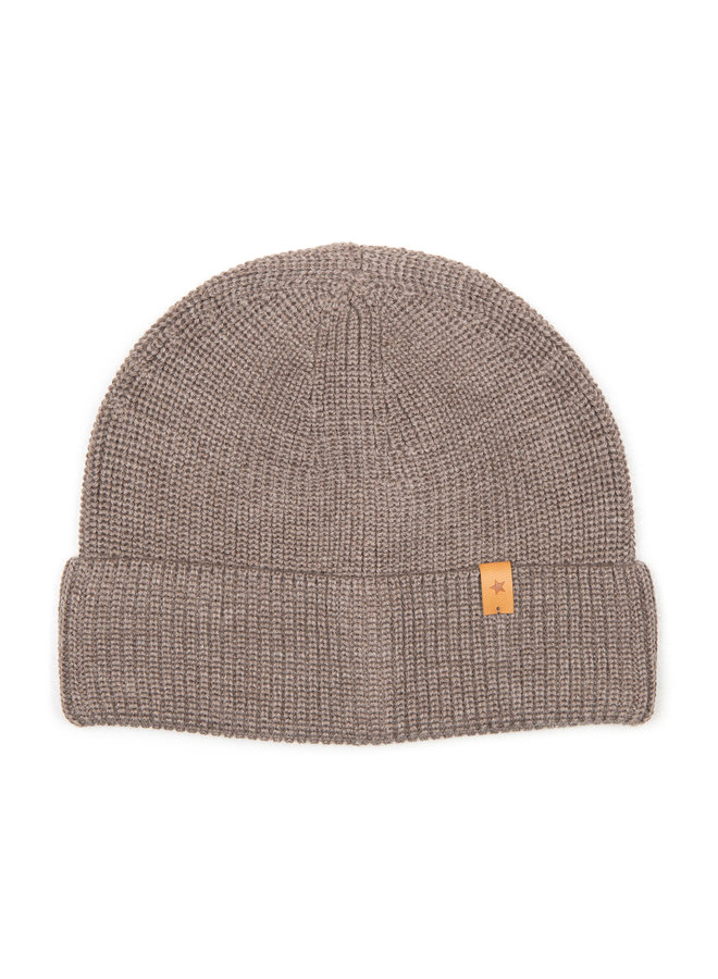 Huttelihut Beanie Mütze braun