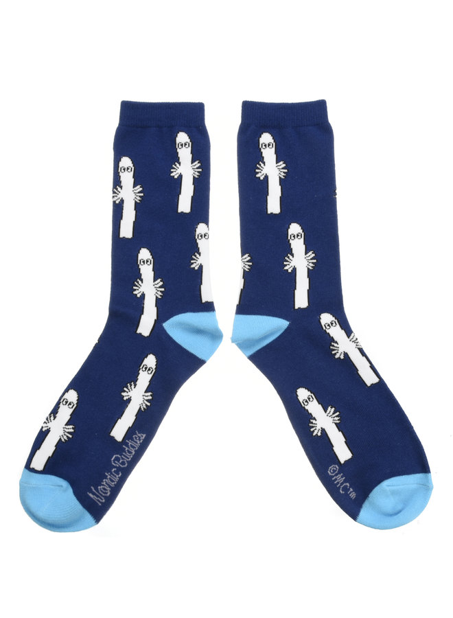 Nordicbuddies - Socken Hattifnatten Moomin Socken  - blau