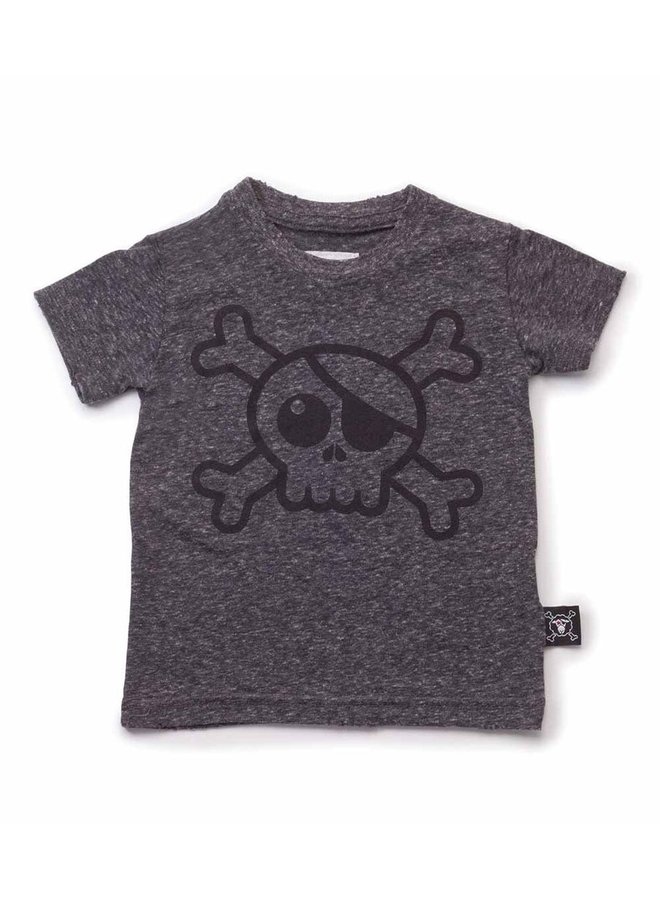 nununu T-Shirt Scull charcoal