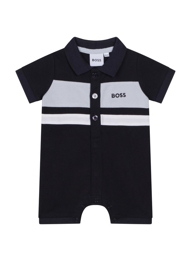 BOSS edler Baby Spieler blau aus Bio-Baumwolle