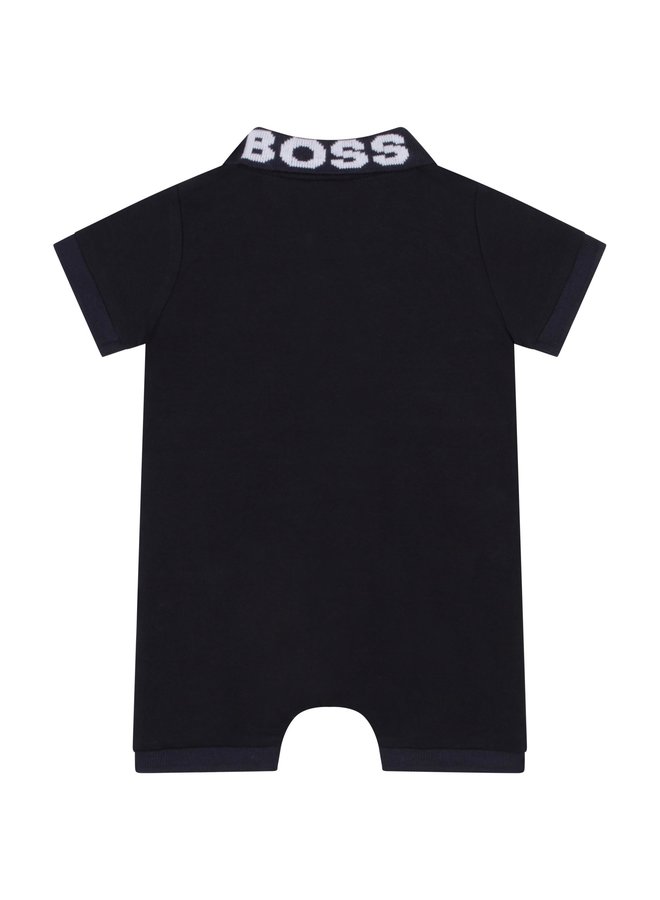 BOSS edler Baby Spieler blau aus Bio-Baumwolle