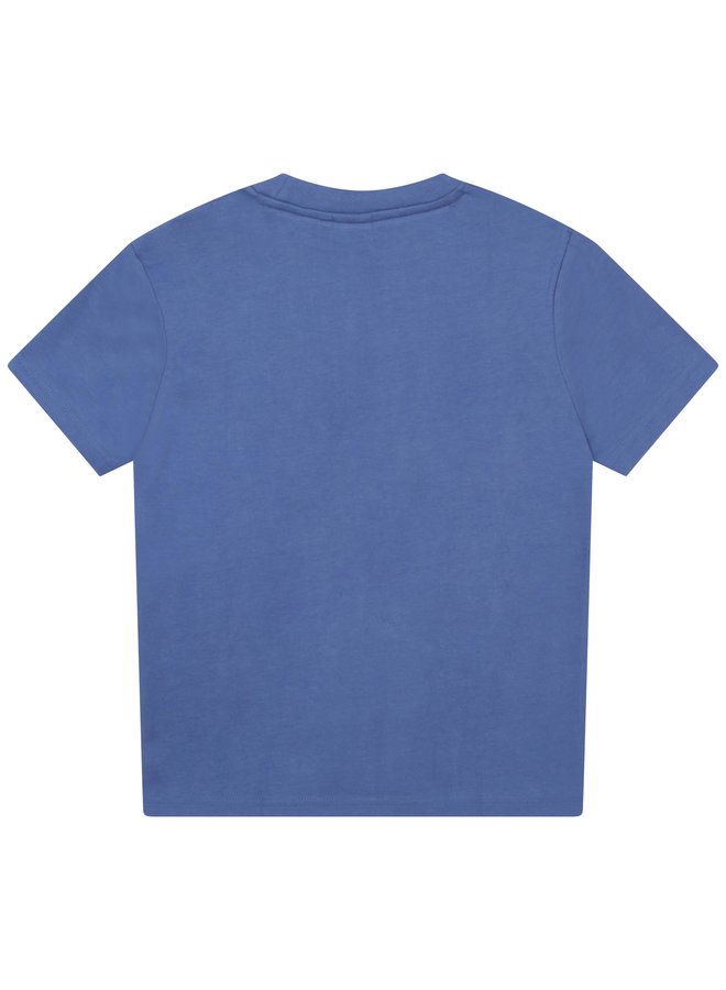 HUGO Kinder T-Shirt blau mit Logo