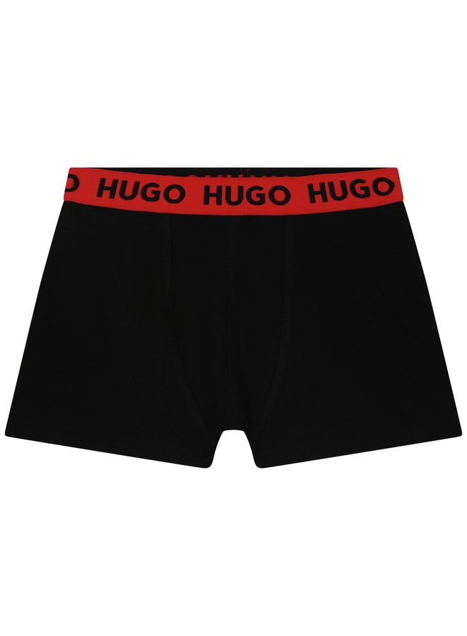 HUGO Boxer Shorts Set Zweierpack mit Allover Logo Print