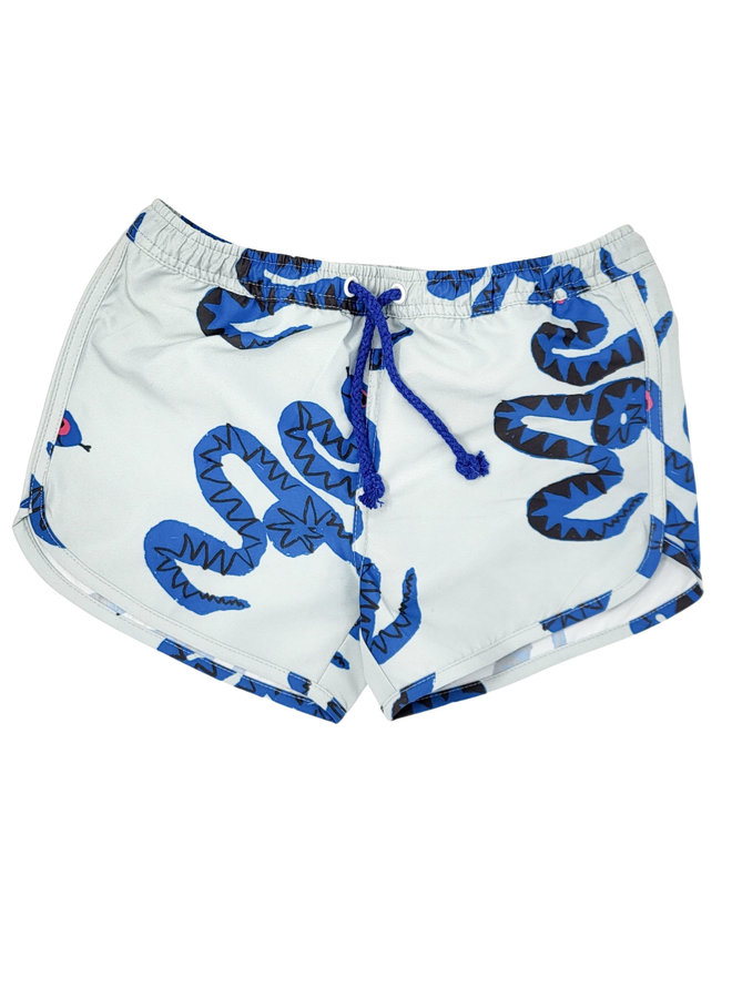 NADADELAZOS Badehose Schlange blau