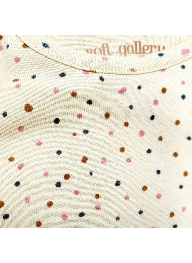 Soft Gallery Baby Body Allover Punkte Print aus Bio-Baumwolle