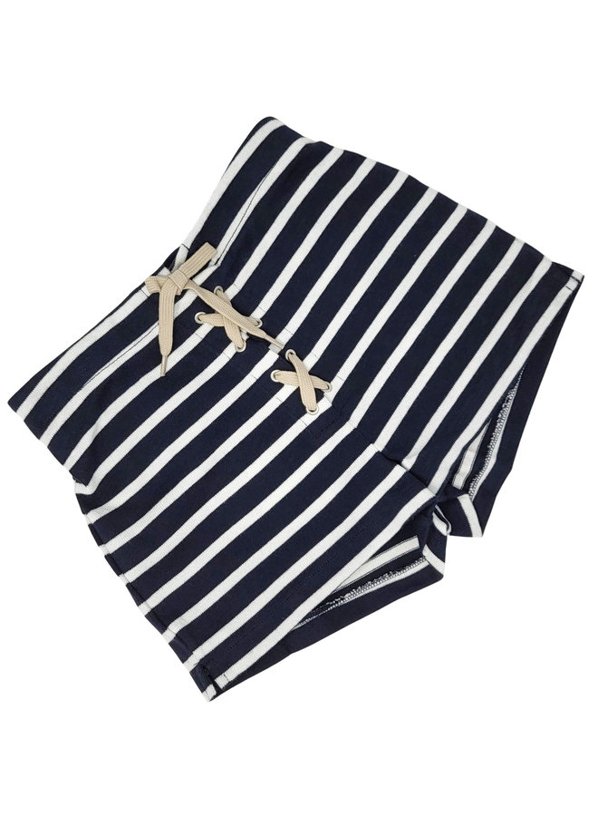 Petit Bateau süße Streifen Short aus Rippstrick