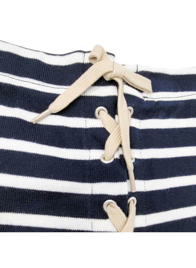 Petit Bateau süße Streifen Short aus Rippstrick