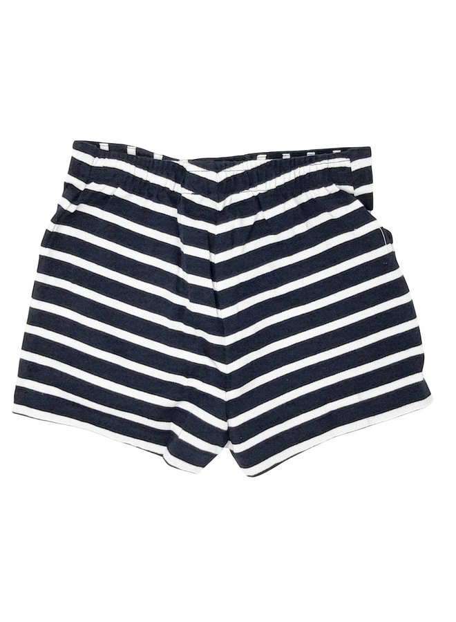 Petit Bateau süße Streifen Short aus Rippstrick