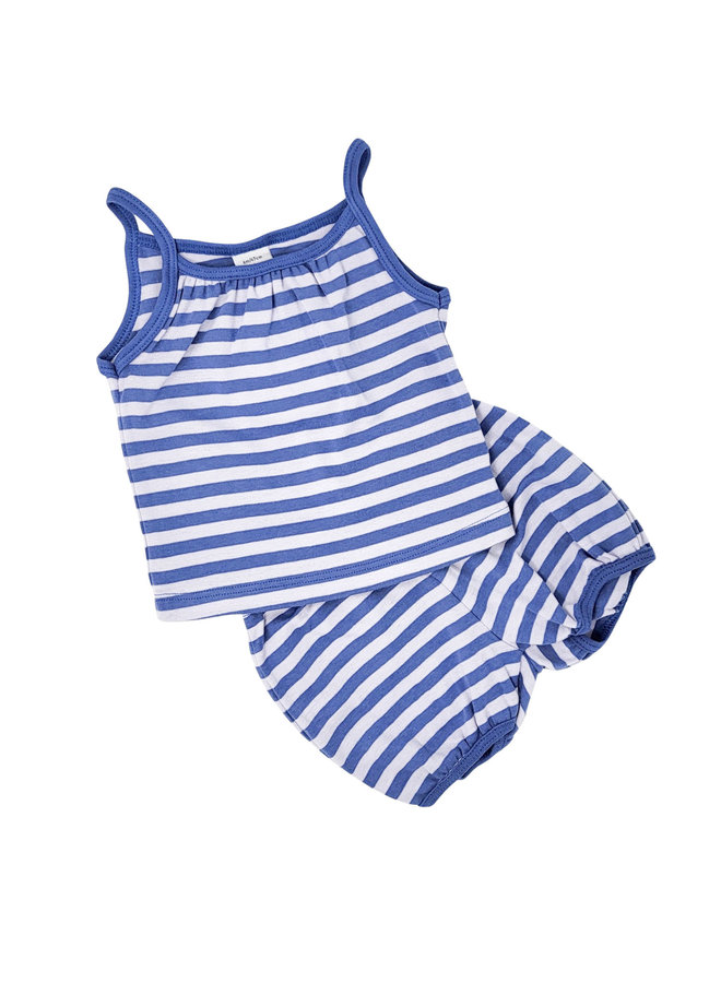 Petit Bateau 2-teiliges Baby-Set Sommer mit Streifenmuster