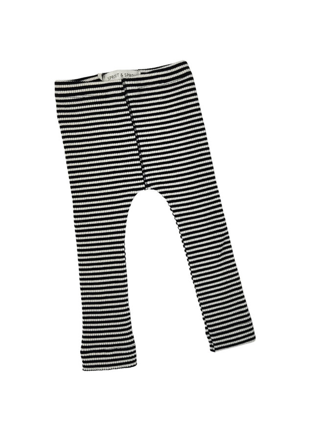 Sproet & Sprout Baby Legging aus Ripp gestreift