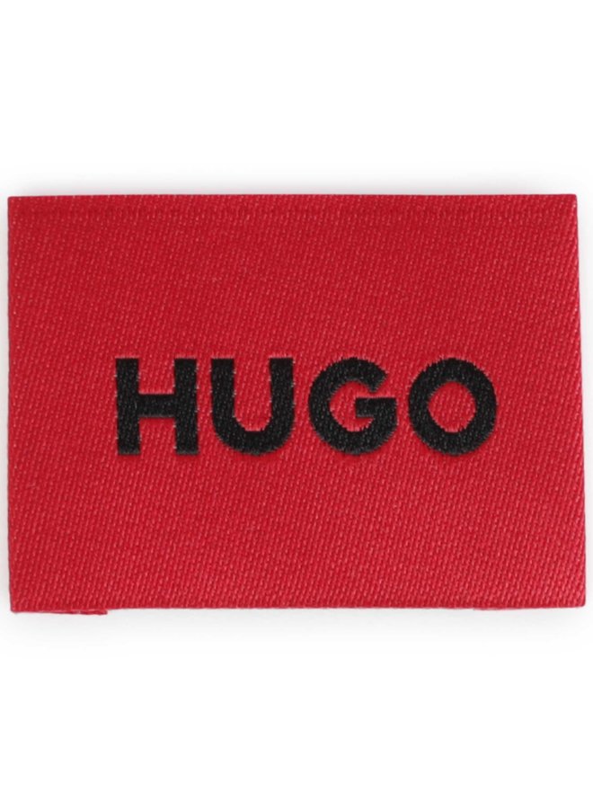 HUGO Kids Kappe rot mit Patch Front Logo