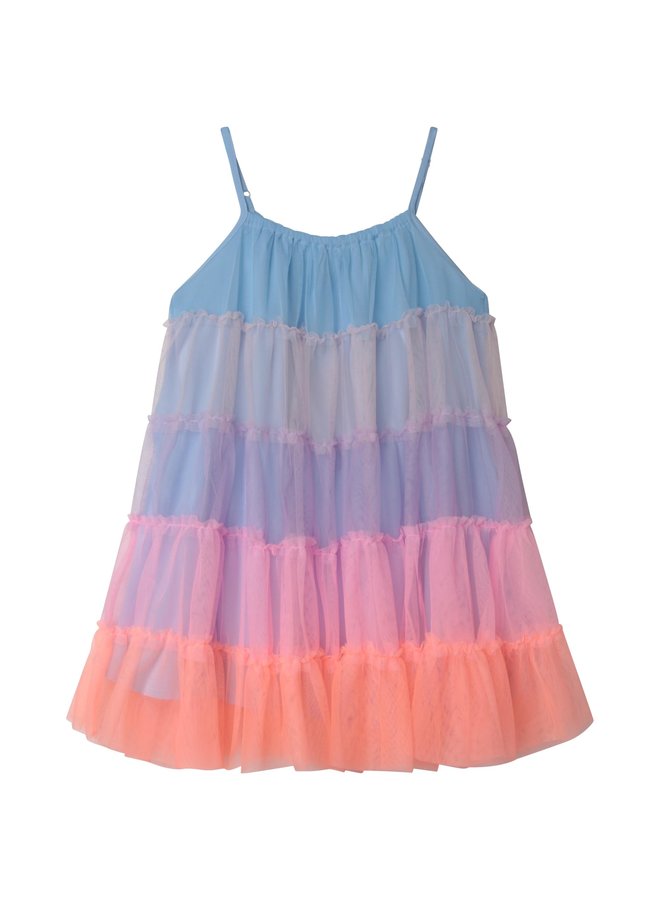 Billieblush Tüll-Rüschenkleid Multicoloure