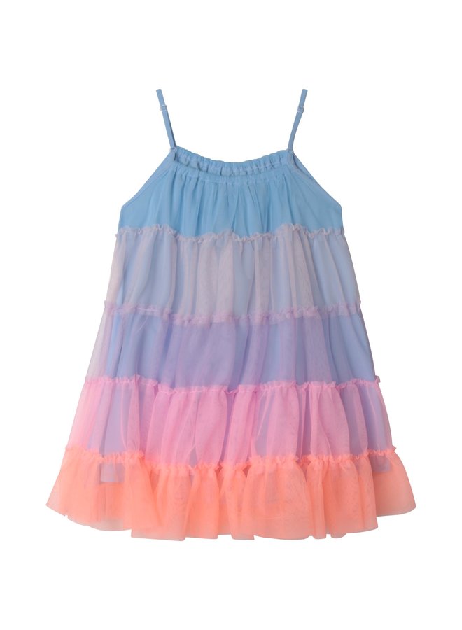 Billieblush Tüll-Rüschenkleid Multicoloure