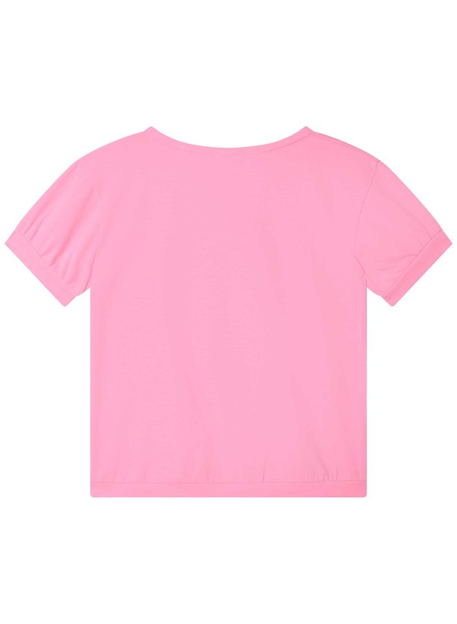 Billieblush pinkes Summer Pailletten Shirt