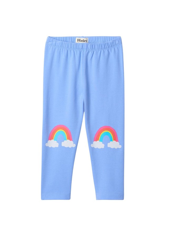 Hatley Regenbogen Leggings in blau