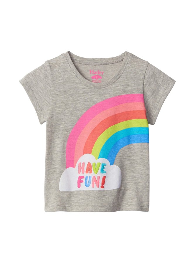 Hatley "Have Fun!" Regenbogen T-Shirt