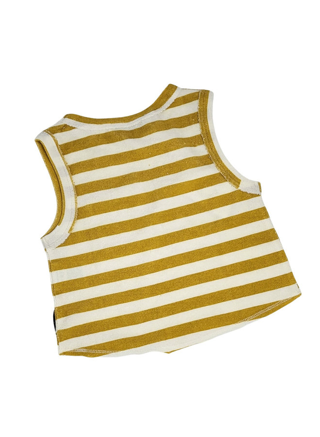 Sproet & Sprout Baby Top gestreift gelb-beige