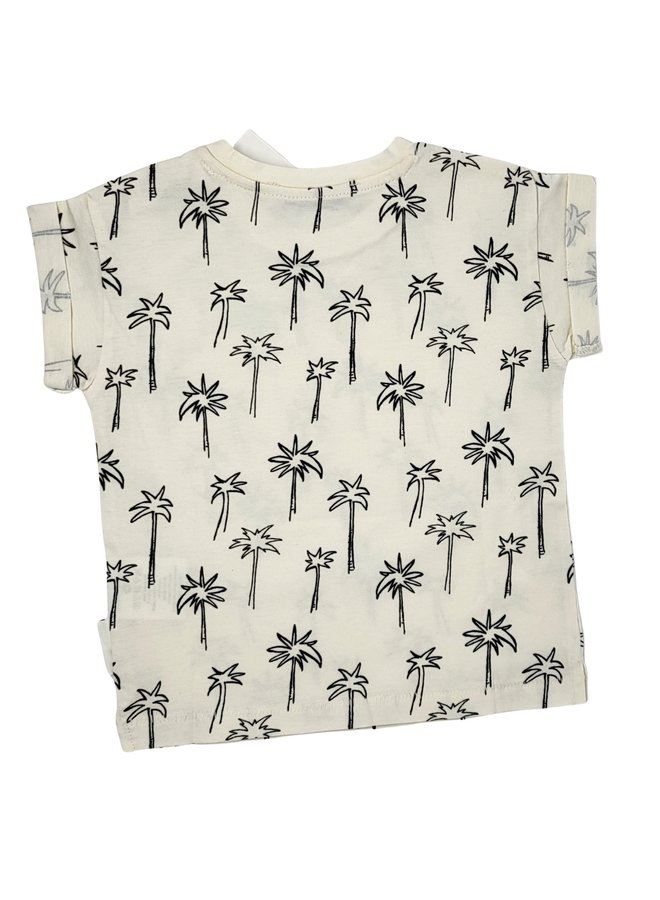 Sproet & Sprout Baby T-Shirt mit Palmen Print aus Bio-Baumwolle