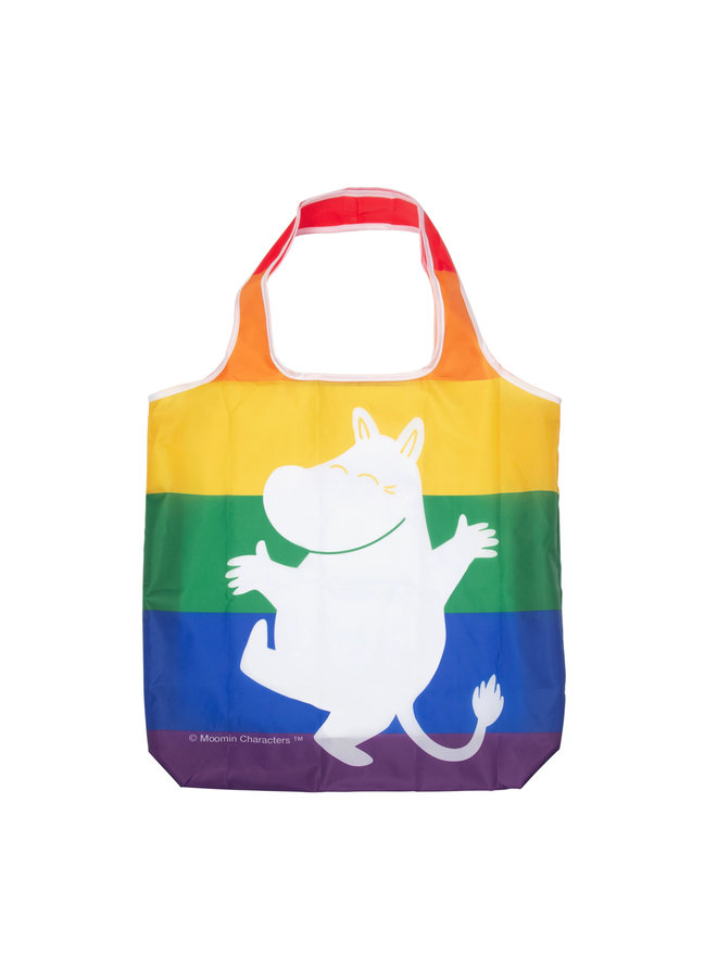 Pluto Produkter Moomin Regenbogen Einkaufstasche